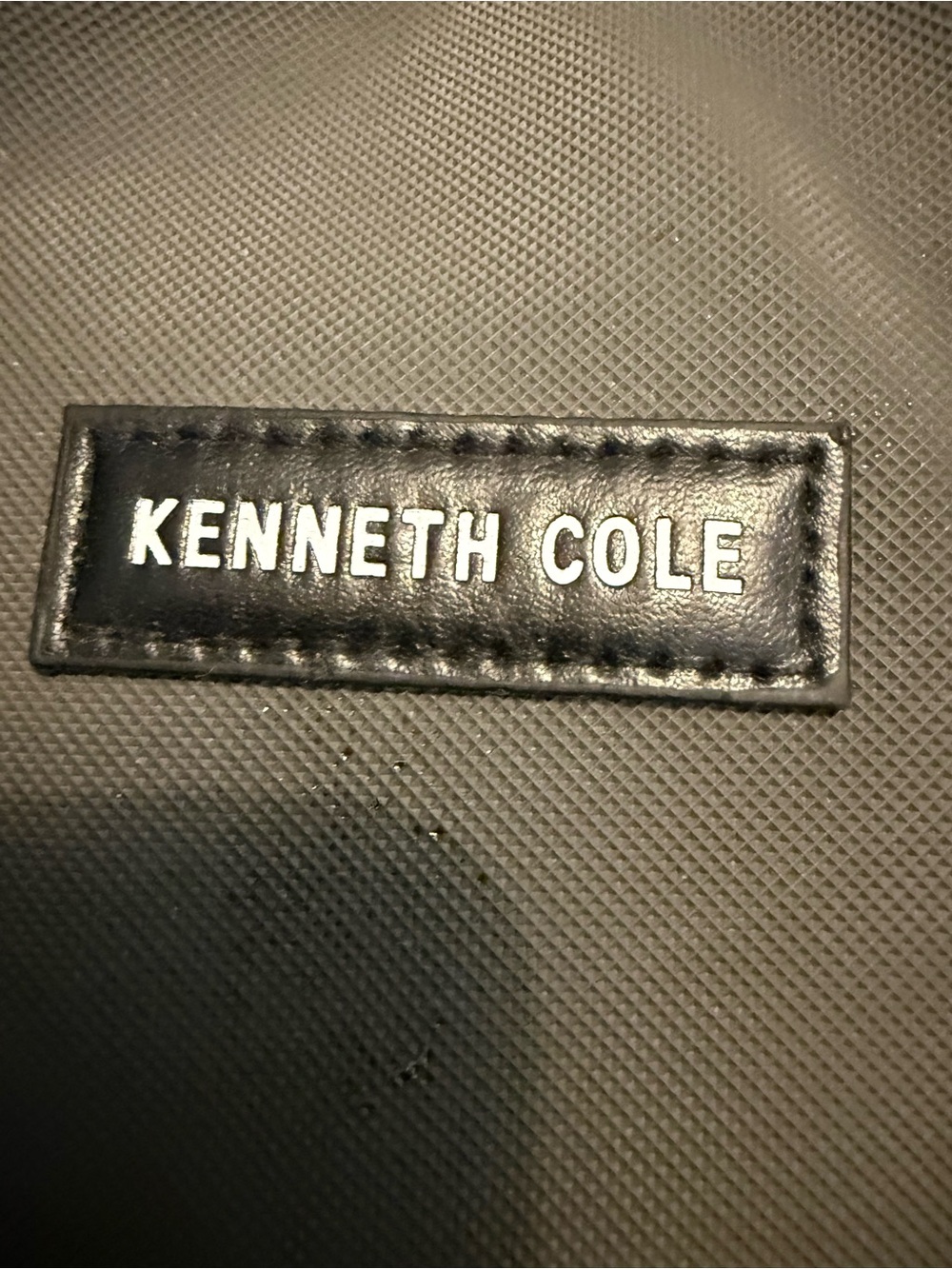 Kenneth Cole Black Travel & Carry Bag with Leather Logo Patch